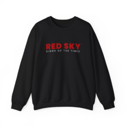"Red Sky" - Born Again, Inspirational Crewneck Sweatshirt