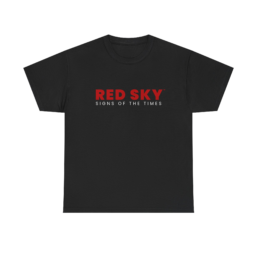 Red Sky Unisex Heavy Cotton Tee - Stylish Graphic Tee for Casual Wear, Gift, Everyday Comfort, Cool Fashion Statement
