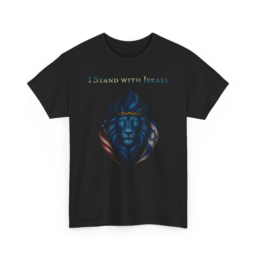 I Stand with Israel w/ Lion Unisex - Heavy Cotton Tee