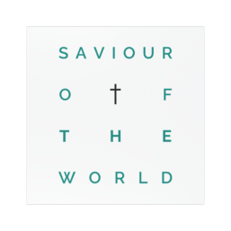 Saviour of the World Car Magnet — Christian Cross Faith Vehicle Decal