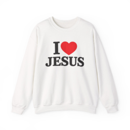 Jesus Heart Sweatshirt — I  JESUS Faith Crewneck