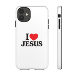 I  JESUS Tough Phone Case — Protective Christian Phone Cover