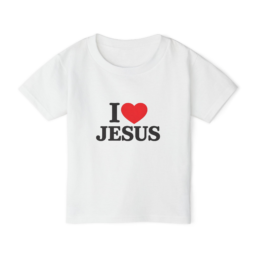 Toddler T-Shirt — I  JESUS / JESUS  ME Christian Kids Tee