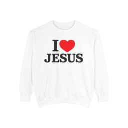 I  Jesus Sweatshirt — Faith-Based Christian Crewneck