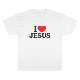 I  Jesus T-Shirt — Christian Faith Tee, Front & Back Love Design