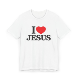 I  Jesus T-Shirt — Christian Faith Tee (Front & Back)