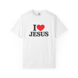 I  Jesus T-Shirt — Christian Faith Tee (Front: I  JESUS, Back: JESUS  ME)
