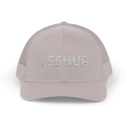 Yeshua Rhinestone Trucker Cap — Sparkle Christian Snapback Hat