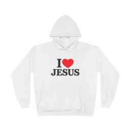 I  Jesus Hoodie — Faith-Based Pullover with ‘‘Jesus  Me’’ Back Print