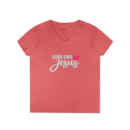 Love Like Jesus V-Neck Tee