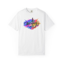 Worthy Rainbow Paint Splash T-Shirt