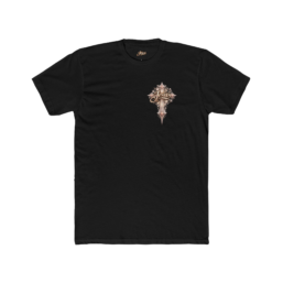 Born Again Cross Tee — "Saved" Christian Faith T-Shirt